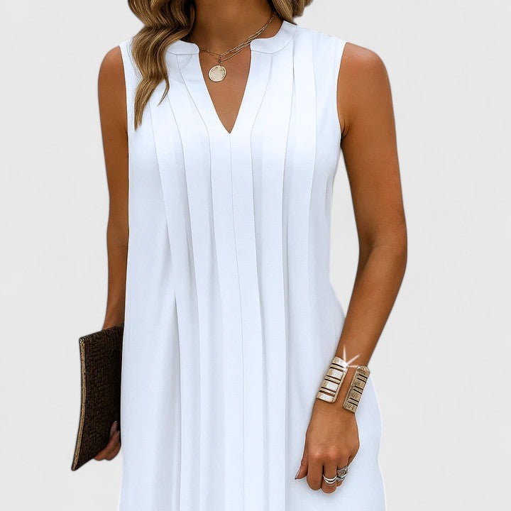 Clarhild™ | Elegant Flattering Dress with V-Neck