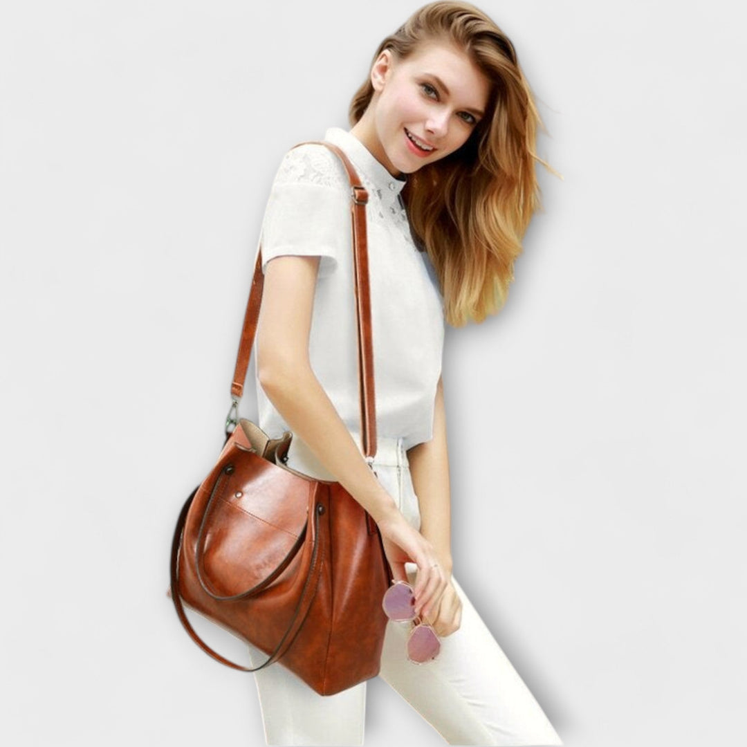 Amelia - 4-Piece Vintage Bag Set