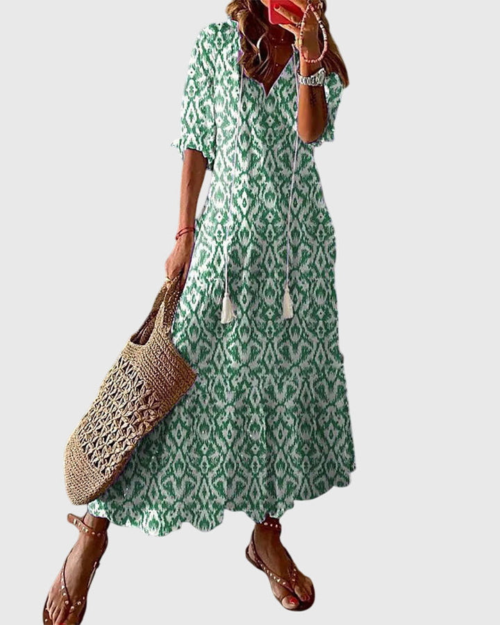 Amelia™ | Boho Vintage Summer Dress