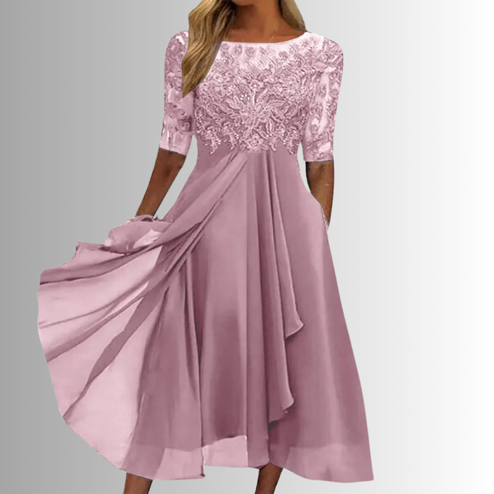 Amelia Rhonda™ | Elegant Lace Dress