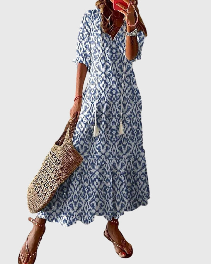 Amelia™ | Boho Vintage Summer Dress