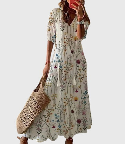 Amelia™ | Boho Vintage Summer Dress