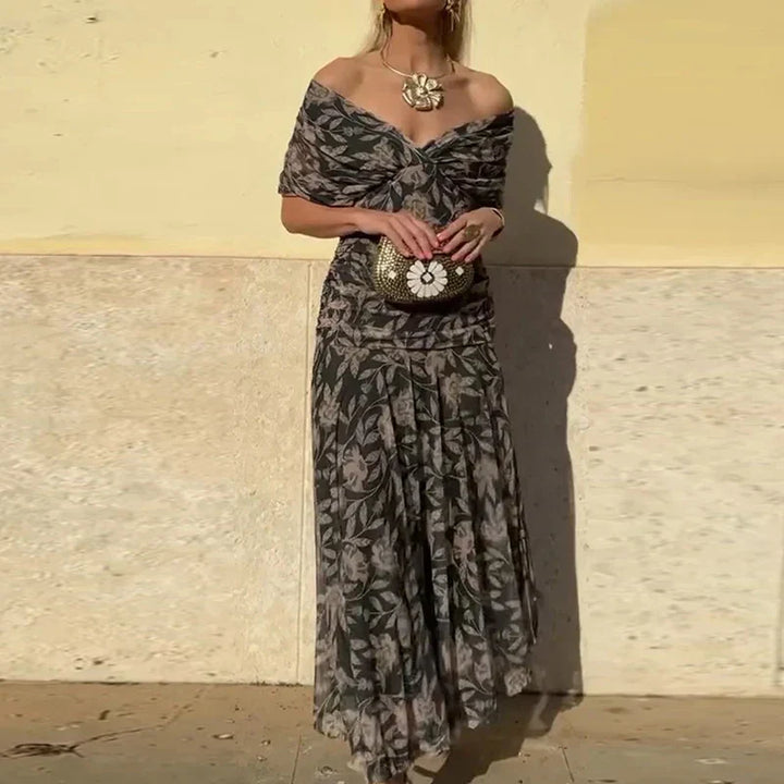 Amelia Laluna™ | Elegant Dress With V-Neckline